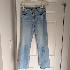 MOTHER Light Blue Flare Jeans